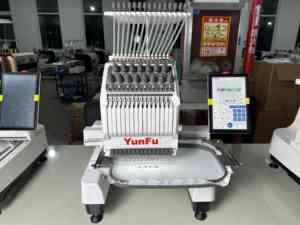 Máquina de Bordar Doméstica de Una Cabeza YunFu: La Mejor Costura Automática Computarizada para Principiantes, Fácil de Usar, Nuevo Motor - Product Image 2