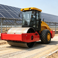 Compacteur vibrant routier 20 tonnes haute efficacité pour la construction routière, machine à tambour unique pour le compactage du sol - Prix
