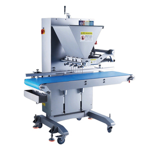 Macchina per lo stampaggio a iniezione di torte, Macchina commerciale per l'estrusione di biscotti, Linea di produzione automatica per la ripieno e la cottura di pasticcini in vassoi - Product Image 6