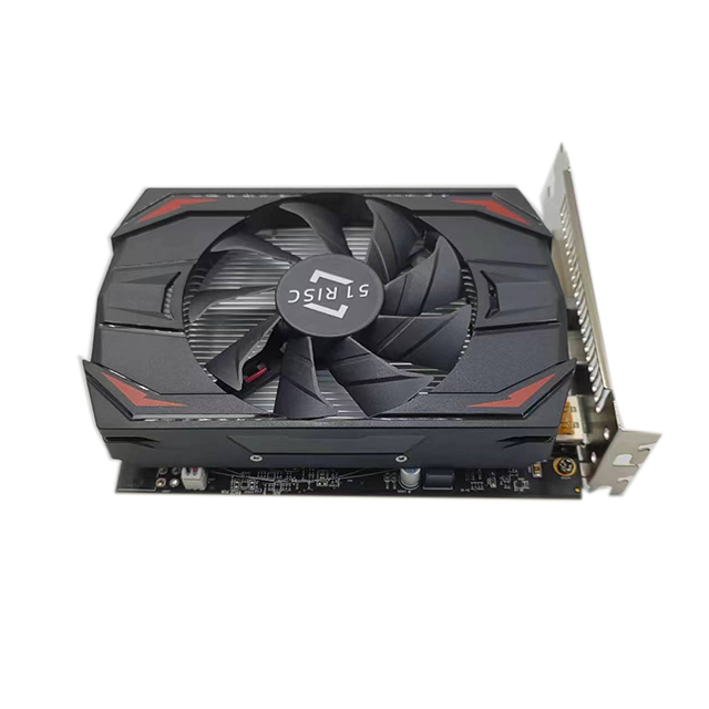 Hongyi 100% New RX550 4G Desktop GPU Greafica Video Card RX 550 4GB DDR5 PC Graphic Card for Gaming PCs GDDR5 Video Memory Fan