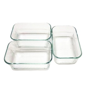 Boîte à lunch rectangulaire de haute qualité de couleur bonbon ensemble de deux ou trois pièces pour la conservation des aliments ou les cadeaux de mariage - Product Image 5