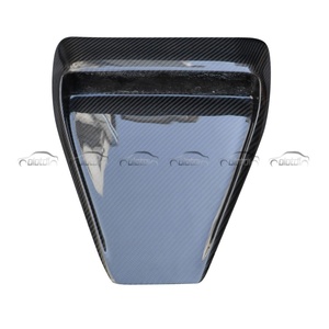 Couvre-prise d'air du capot avant en fibre de carbone style H2 pour Mitsubishi Lancer EVO X 10ème EV010 2008-2009 - Product Image 3