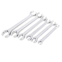 Outil à main 10-17mm tuyau d'huile évasé écrou clé ensemble clé de frein pour réparation de voiture