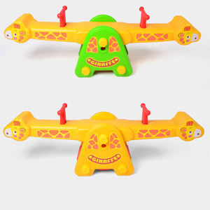 Équipement de terrain de <span class=keywords><strong>jeu</strong></span> pour enfants le plus populaire, balançoire en plastique pour bébé en forme d'animal mignon, petit balançoire pour enfants en plein air pour l'utilisation en maternelle - Product Image 4