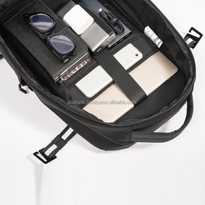 Vietnam Originalmente Fabricante Negro Personalizado Rayas Poliéster Laptop Bolsa de viaje OEM ODM Mochila - Product Image 6