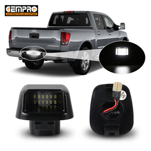 Luz LED Blanca para Placa de Matrícula, 2 Piezas, para Nissan Navara D40/Armada/Titan/Xterra y Suzuki Equator 2007-2019, Lámpara para Camioneta - Product Image 1