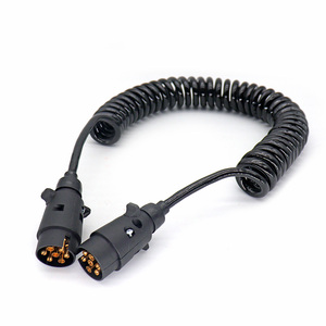 Cable en espiral para remolque de 7 vías, Cable de alambre para bobina de remolque, Cable eléctrico Suzi para vehículo, coche, camión - Product Image 1