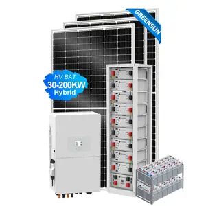 KW kW kW kW Hybrid-Solarenergie system Stromspeicher-Montages ystem 50kW kommerzielles Solarpanels ystem