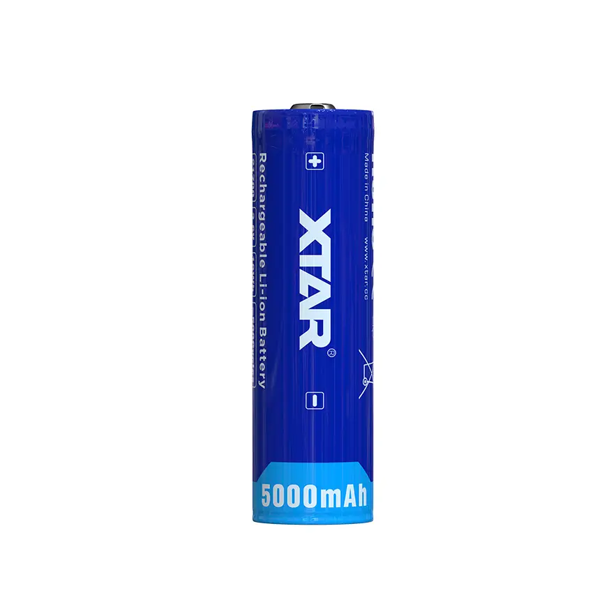 XTAR 3.7V Lithium ion Protected 21700 5000mAh Rechargeable Li-ion Battery Flashlight 21700 Battery