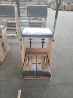 Chaise Wunda de Pilates en bois GELILAI - Équipement de fitness et de bien-être réglable pour usage commercial, portable, pour l'entraînement de la force du tronc
