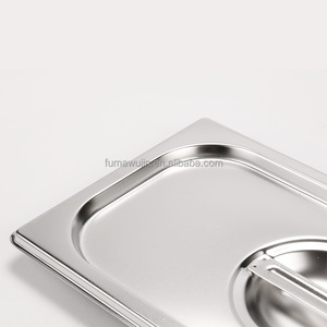 GN Pan produttori all'ingrosso stile europeo SS hotel mensa copertura a buffet ispessimento coperchio contenitore commerciale gn - Product Image 3