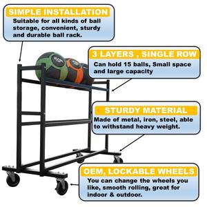 <b>Cloth</b> Stand Basketball Racks for Stadium - Product Image 3