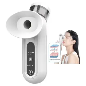 Pulverizador de niebla Facial frío y caliente 2024 Nano Steamer Eye Mist Spray para ojos secos Hidratante Limpieza Dispositivo de protección para el cuidado de los ojos