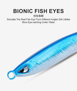 Señuelo de pesca de <span class=keywords><strong>sardina</strong></span> multicolor de 60g, 80g, 100g, 120g, de acero inoxidable, para pesca en barco oceánico con láser. - Product Image 3