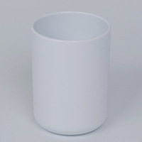 Tasse à thé en plastique à tube droit pour impression par sublimation par transfert thermique pour pique-niques en plein air
