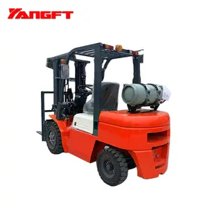 YangFT CPCD-35 GPL carrelli elevatori Diesel 2.5 ton 3 ton 4ton 5 ton carrello elevatore a forcale albero nissan k25 diesel prezzo per la vendita