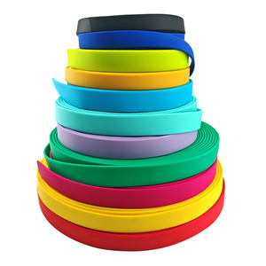 टिकाऊ वाटरप्रूफ पीसी लेटेड नायलॉन पॉलिएस्टर वेबबिंग कॉलर स्ट्रैप लेशप और कुत्तों के लिए ठोस प्लास्टिक - Product Image 1