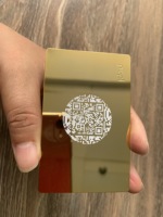 Verpassen Sie es nie 24K Gold Metal Digital Business NFC-Karte