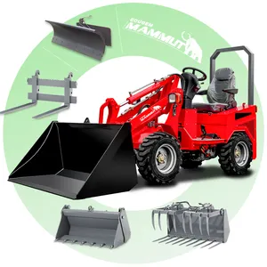 Multifunctional Loader WLE04 Small Farming Cheap Electric Mini Front End Compact Battery Wheel Loader For Sale