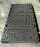 Plaques de sol robustes en PEHD pour routes, 4x8 pieds, solution de planches de protection en plastique pour excavatrices