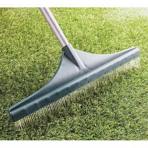Ergonomic Adjustable Lightweight Steel Handle <strong>Artificial</strong> <strong>Grass</strong> <strong>Rake</strong> Carpet Turf <strong>Rake</strong> - Product Image 6