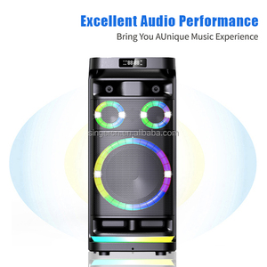 Altavoz Inalámbrico GEDI-G con Sonido Potente, Luz LED <span class=keywords><strong>de</strong></span> Discoteca, Altavoz Portátil Bluetooth para Fiestas, Máquina <span class=keywords><strong>de</strong></span> Karaoke con Micrófono Inalámbrico - Product Image 2