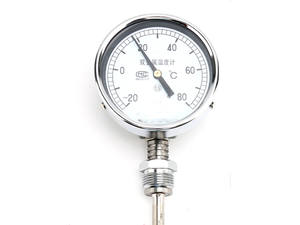 1/2npt औद्योगिक बायमेटल थर्मामीटर बॉयलरों के लिए औद्योगिक तापमान नापने का यंत्र - Product Image 5