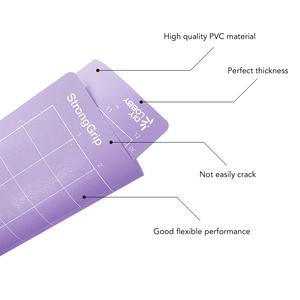 Diyloby – tapis de coupe à poignée Standard pour <span class=keywords><strong>Cricut</strong></span> 12x24 '', accessoires de remplacement de criquet de matelassage adhésif violet - Product Image 6