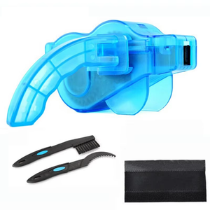 RIDERACE <span class=keywords><strong>Nettoyeur</strong></span> <span class=keywords><strong>de</strong></span> chaîne <span class=keywords><strong>de</strong></span> vélo Brosses <span class=keywords><strong>de</strong></span> nettoyage <span class=keywords><strong>de</strong></span> vélo <span class=keywords><strong>VTT</strong></span> Kit d'outils <span class=keywords><strong>de</strong></span> lavage rapide Épurateur <span class=keywords><strong>de</strong></span> vélo Entretien Protecteur <span class=keywords><strong>de</strong></span> chaîne - Product Image 1