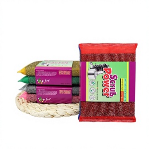 Estropajo Ecológico <span class=keywords><strong>de</strong></span> Acero Inoxidable Colorido para Limpiar Ollas, Esponja para Fregar - Product Image 1