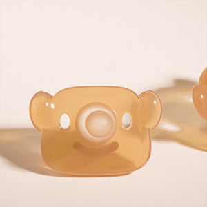 Ciuccio Ortodontico Sothie per Neonati Certificato CE con Contenitore, Motivo a Cuore Stampato per Bambini 0-12 Mesi, Regalo per <span class=keywords><strong>Baby</strong></span> Shower - Product Image 3