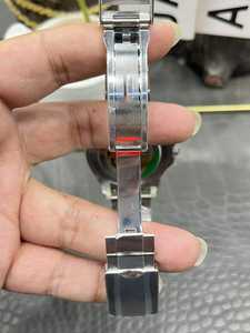 2025 Reloj mecánico de lujo de gama alta para hombre con banda de acero, esfera gris, calendario y movimiento mecánico de buceo - Product Image 5