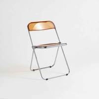 MULIGNA Industrieller Moderner Edelstahl Transparenter Runder Klappbarer Café-Tisch-Stuhl-Set Kleiner Tisch für Milchtee-Läden und Bar-Möbel