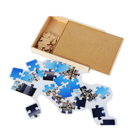 Puzzle en bois éducatif pour enfants, usine chinoise, personnalisé, OEM, Image de paysage, pièces