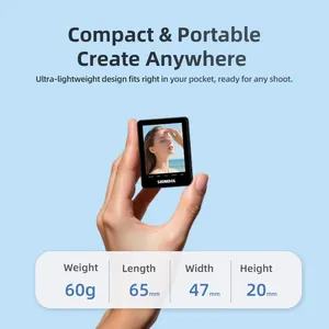Shimbol Cp5 Mini 2 telefono Selfie Monitor 1080P Full Hd schermate per <span class=keywords><strong>Iphone</strong></span> Selfie Vlog Live streaming Tiktok Rednote <span class=keywords><strong>foto</strong></span> del cellulare - Product Image 2