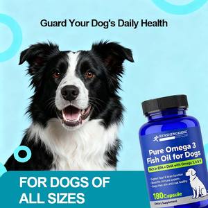 Olio di Pesce Puro <span class=keywords><strong>Omega</strong></span> 3 OEM ODM per Cani, Integratore per Pelle e Pelo Ricco di EPA + DHA con <span class=keywords><strong>Omega</strong></span> 3, <span class=keywords><strong>6</strong></span> e 9 - Product Image 2