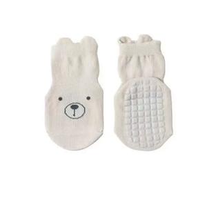 Simplement mignon ours unisexe chaud épais printemps automne hiver tout-petits <span class=keywords><strong>antidérapant</strong></span> équipage coton peigné cheville chaussettes avec pinces - Product Image 6