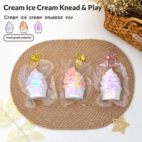 Jouet Squishy en Silicone de Qualité Alimentaire à Rebond Lent, Style Crème Glacée, pour Jeunes et Adultes, Idéal pour la Maison, le Bureau, les Voyages et le Jeu