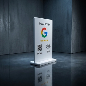 Base Acrílica con Código QR para Reseñas de <span class=keywords><strong>Google</strong></span> NFC, Letrero de Mesa con Función Toca para Resentar para Restaurantes, Hoteles y <span class=keywords><strong>Negocios</strong></span> - Product Image 4