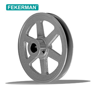 Puleggia a Gola <span class=keywords><strong>in</strong></span> Ghisa per Cinghia Trapezoidale AK144 AK184 - Product Image 2