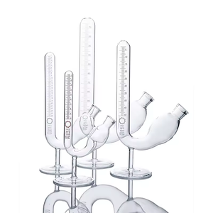 Lab 5 10 <span class=keywords><strong>15</strong></span> 20ml yüksek borosilikat 3.3 cam testi fermantasyon tüpü ayak tabanı kaide desteği ile mezun - Product Image 4