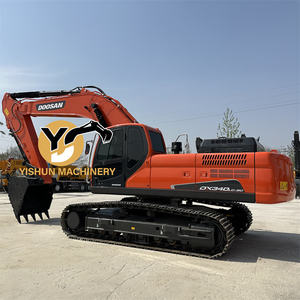 Excavadora <span class=keywords><strong>Doosan</strong></span> usada original de alta eficiencia Comercio de China Excavadora de orugas <span class=keywords><strong>Doosan</strong></span> DX340 usada de 34 toneladas a la venta - Product Image 1