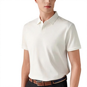 Men's <b>White</b> Short Sleeve for <b>Shirt</b> Regular Fit Solid Color Casual Style Breathable Quick Dry 100% Cotton Jersey Fabric Front - Product Image 1