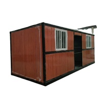 Maison conteneur pliable pour l'hébergement des travailleurs de chantier, bureau de chantier modulaire préfabriqué avec installation rapide