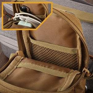 <span class=keywords><strong>Pochette</strong></span> de téléphone tactique MOLLE, sac de messager EDC, sac de ceinture avec <span class=keywords><strong>bandoulière</strong></span> détachable, <span class=keywords><strong>pochette</strong></span> utilitaire pour <span class=keywords><strong>smartphone</strong></span>/portefeuille/outils - Product Image 5