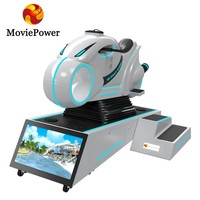 Simulador de Carreras F1 para Centro de Entretenimiento Familiar, Equipo de Simulación de Motocicletas VR con Movimiento Completo para Negocios en Centros Comerciales