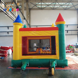 Casa de gorila de castillo inflable semicerrada de alta calidad Winsun para fiestas al aire libre o parque infantil - Product Image 6