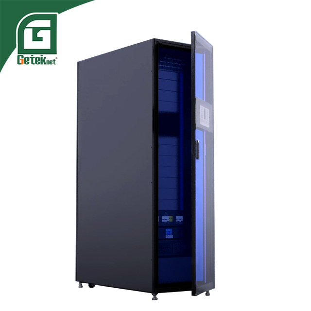 GETEKnet Smart Server Rack Network Cabinet Smart Locker 42U Cooling System Modular Data Center for Home with air Conditioner