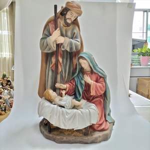 European Style Resin <b>Nativity</b> <b>Set</b> Religious Gifts Can Be Customized for Home Decoration - Product Image 3