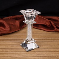 Chandelier en verre cristal pour mariage, centre de table, porte-bougie, décoration de fête à domicile, directement de l'usine